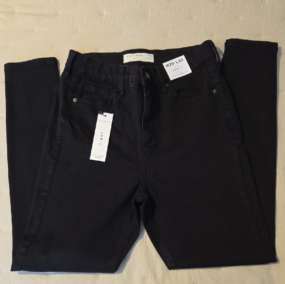 Topshop Black Skinny Jeans